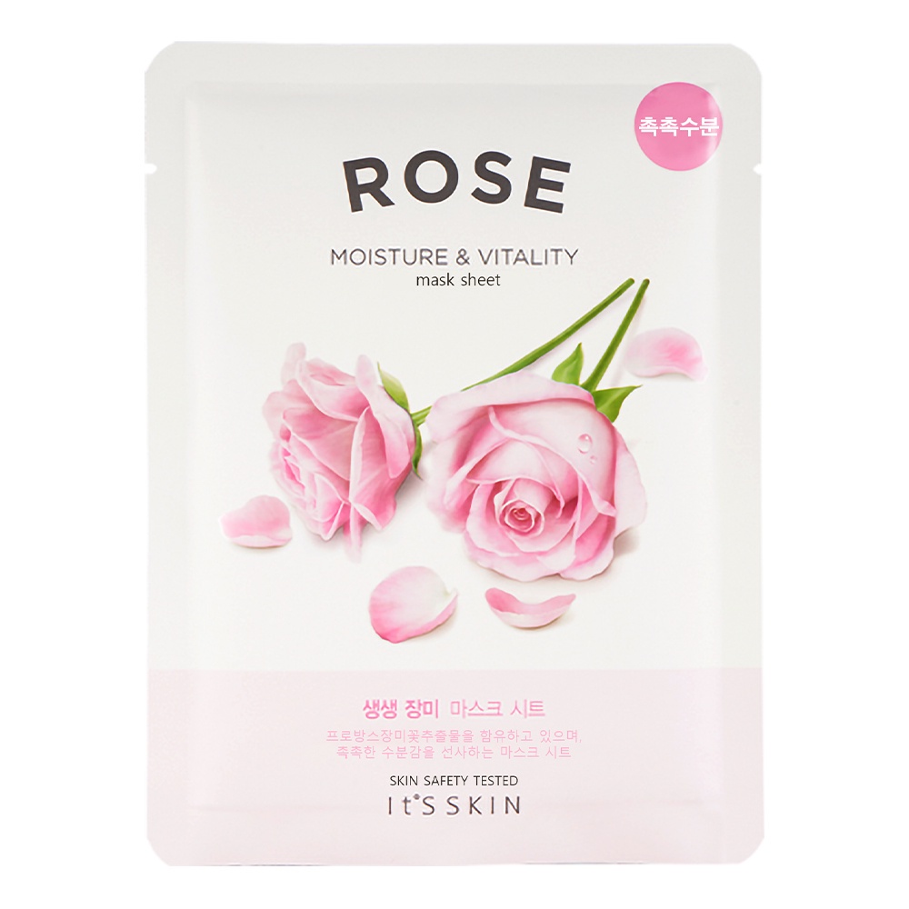 Mặt Nạ It's Skin The Fresh Mask Sheet Rose Dưỡng Ẩm & Tái Tạo Da 20g