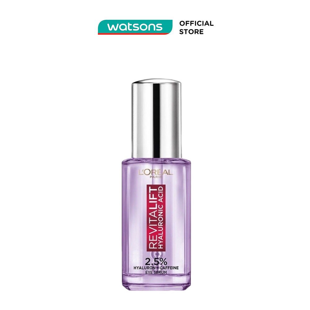 Dưỡng Chất Dưỡng Da Vùng Mắt L'Oreal Revitalift Giảm Dấu Hiệu Lão Hóa, Mờ Vết Nhăn Và Săn Chắc Hyaluronic Acid Eye S