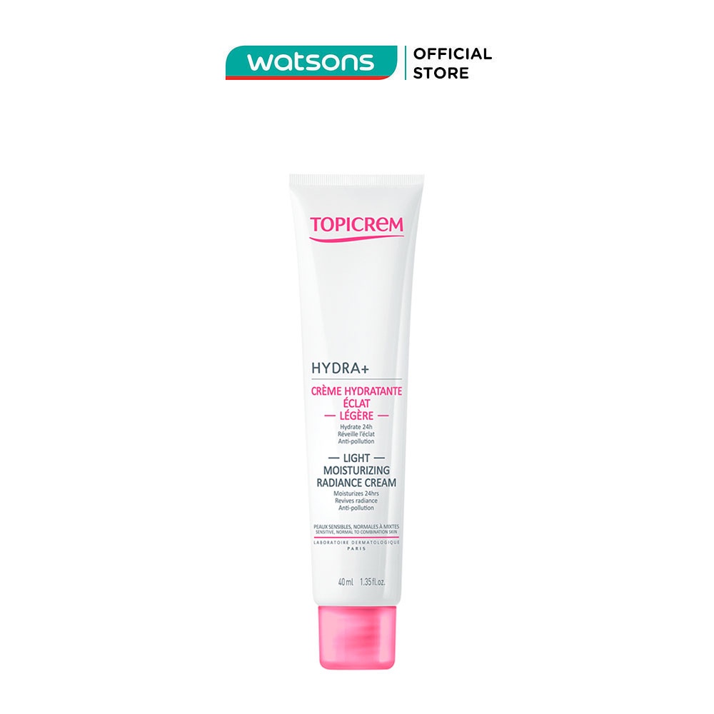 Kem Dưỡng Ẩm Topicrem Hydra + Light Moisturizing Radiance Cream 40ml