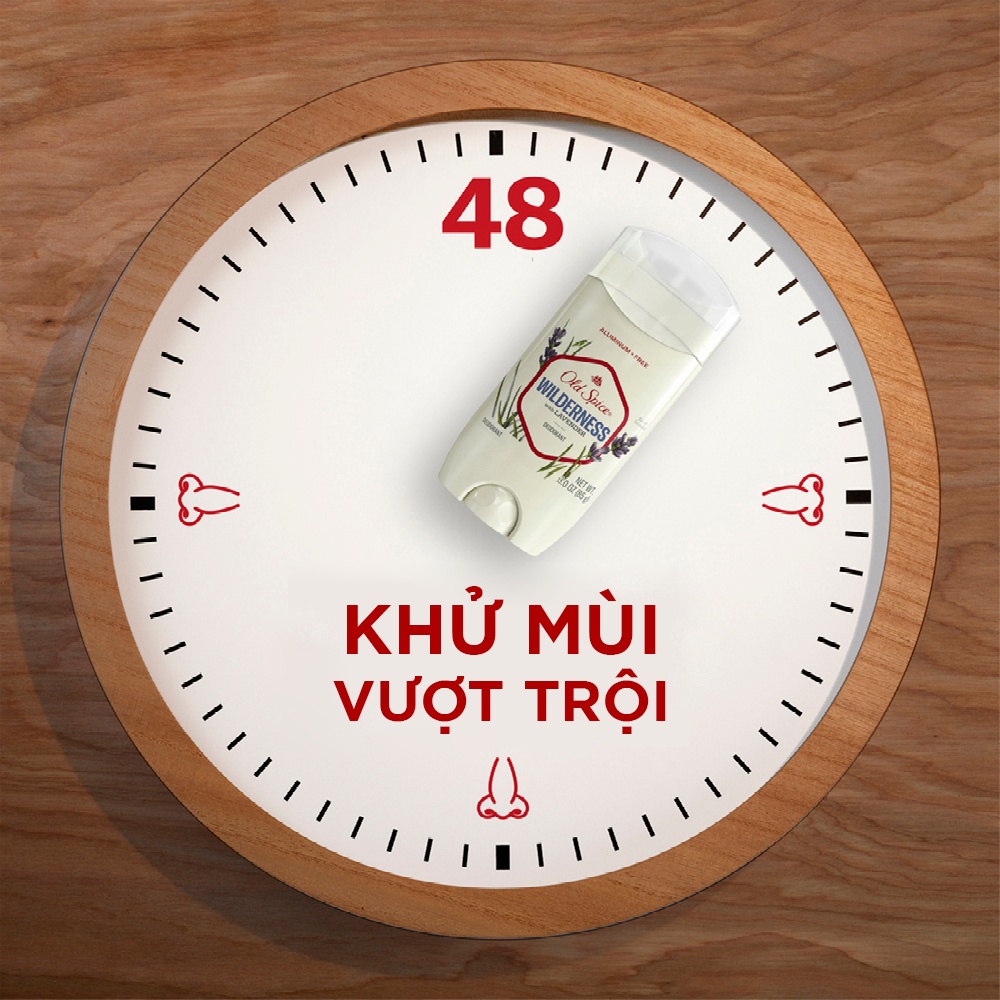 Sáp Khử Mùi Old Spice Wilderness With Lavender Deodorant 85g