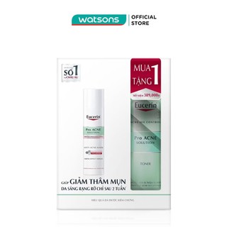 Combo Eucerin Giảm Thâm Mụn, Sáng Da Pro Acne