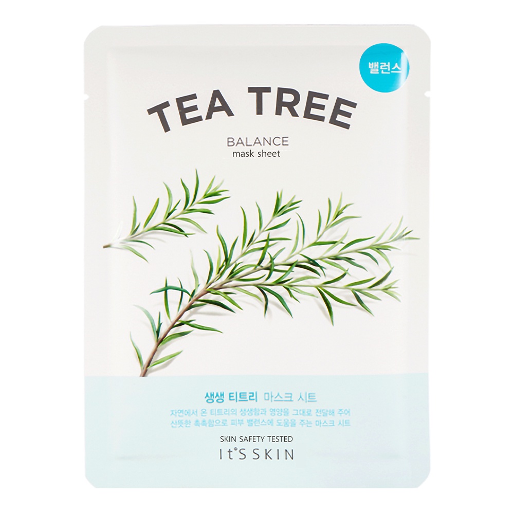Mặt Nạ It's Skin The Fresh Mask Sheet Tea Tree Cấp Ẩm & Cân Bằng Da 18g