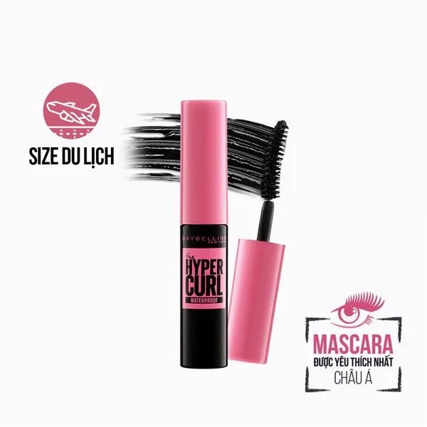 Mascara Maybelline New York Cong Mi Hypercurl 4.5ml - Đen