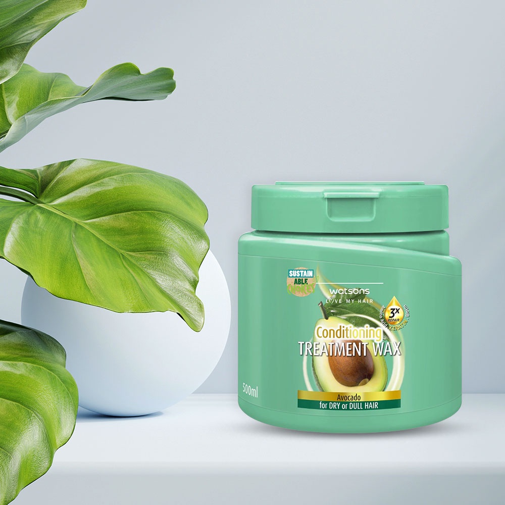 [Mã FMCGWA101 giảm 8% đơn 250K] Kem Ủ Tóc Watsons Chiết Xuất Quả Bơ 500ml