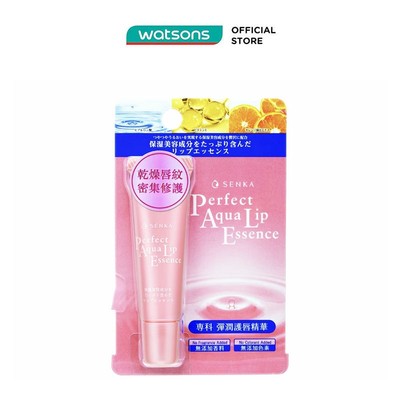 [Mã FMCGWA101 giảm 8% đơn 250K] Tinh Chất Dưỡng Môi Senka Perfect Aqua Lip Essence Giúp Cấp Ẩm 10g