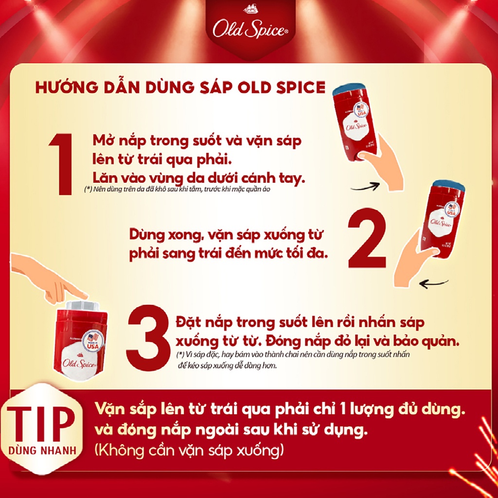 Sáp Khử Mùi Old Spice ElkLord Deodorant 85g