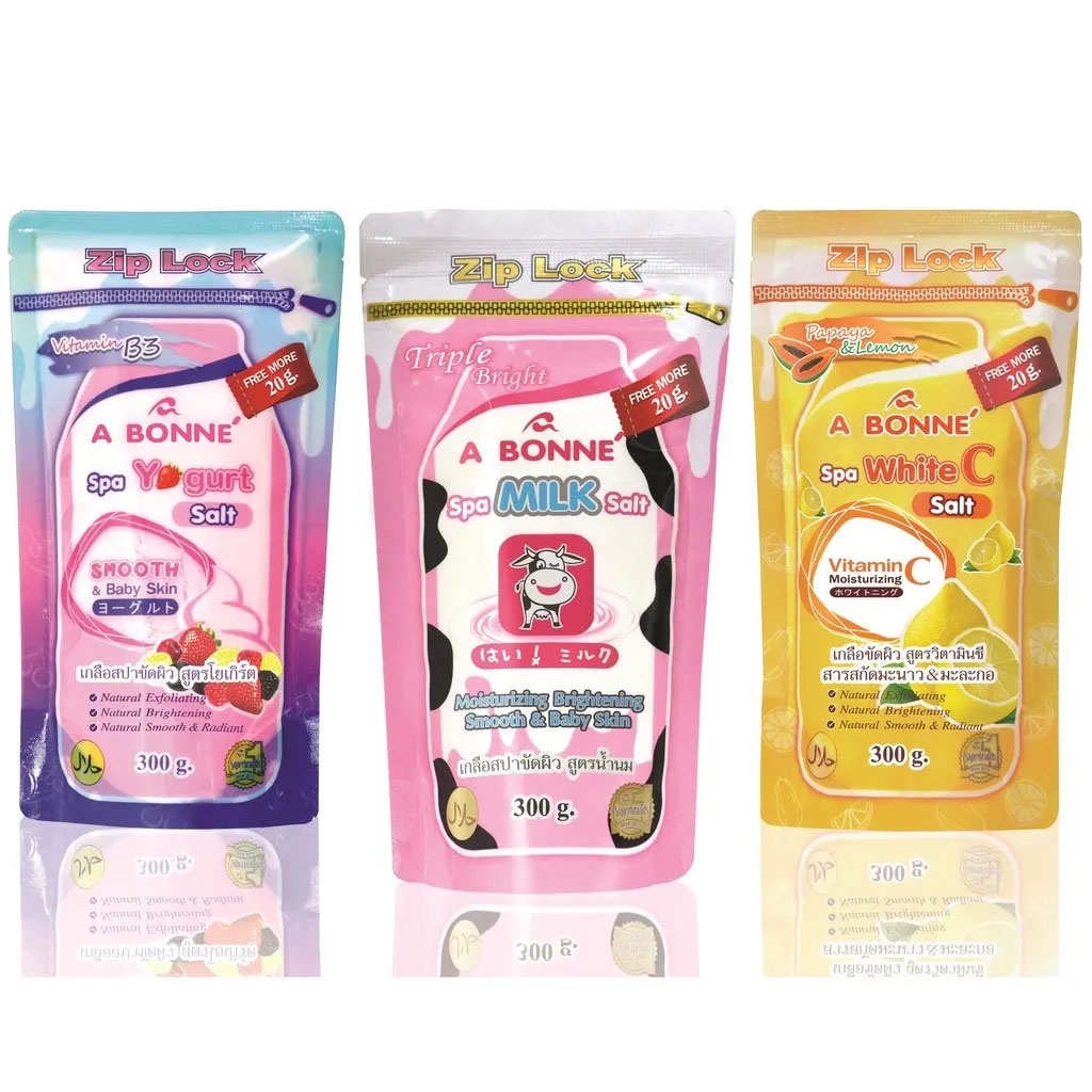 Muối Tắm Sữa A Bonne Spa Milk Salt Làm Trắng & Mềm Mịn Da 300g