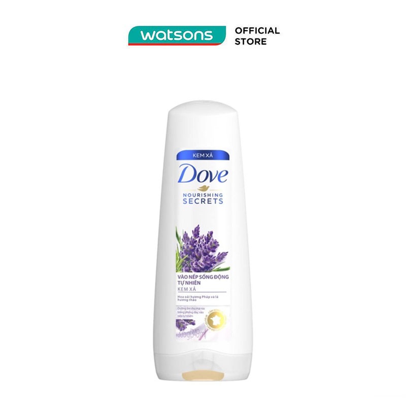 Kem Xả Dove Nourishing Secrets Vào Nếp Sống Động Tự Nhiên 335g (349ml)