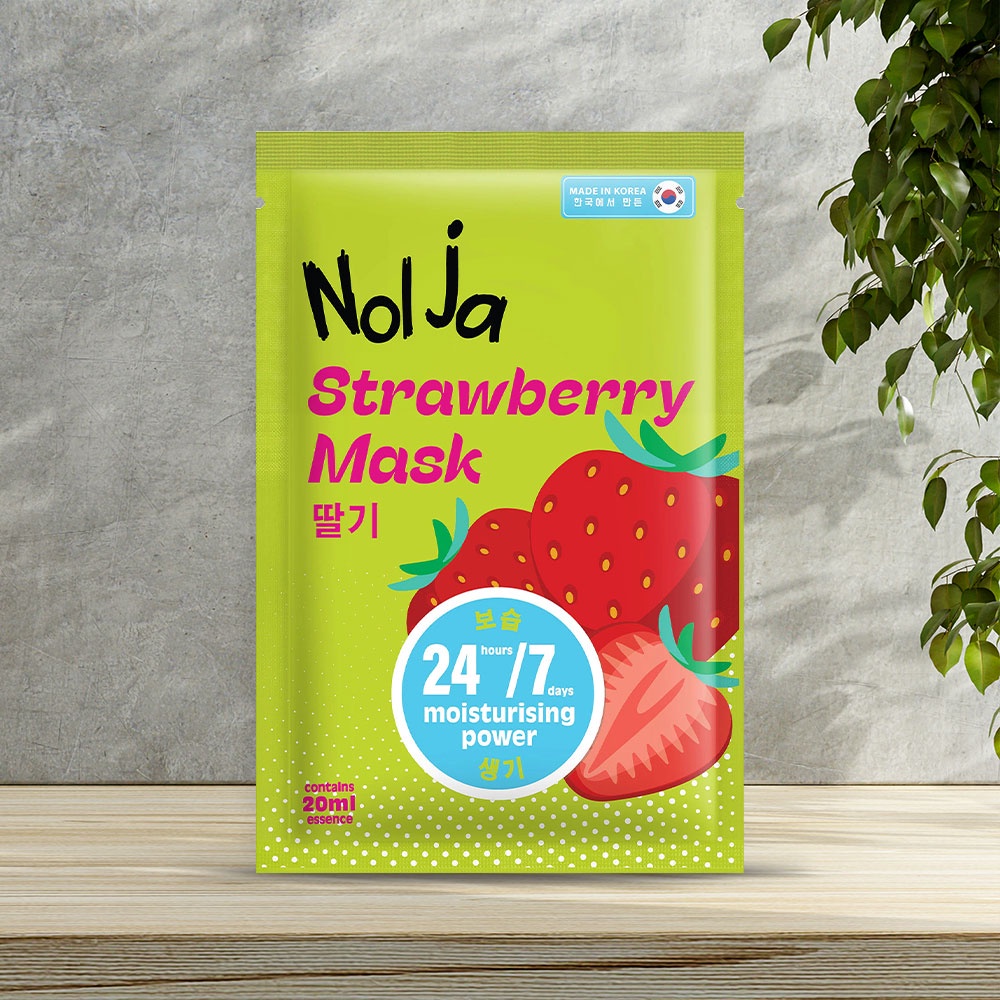 Mặt Nạ Nolja Strawberry Mask 24/7 20ml