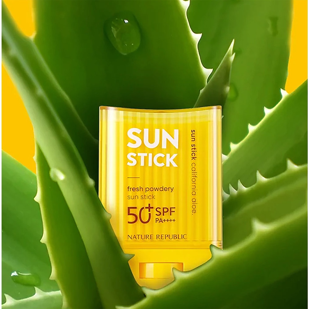 Sáp Chống Nắng Nature Republic California Aloe Fresh Powdery Sun Stick SPF50+PA+++ 24g