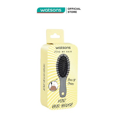 [Mã FMCGWA101 giảm 8% đơn 250K] Lược Chải Tóc Watsons Mini Hair Brush 1 Cái (Giao màu ngẫu nhiên)