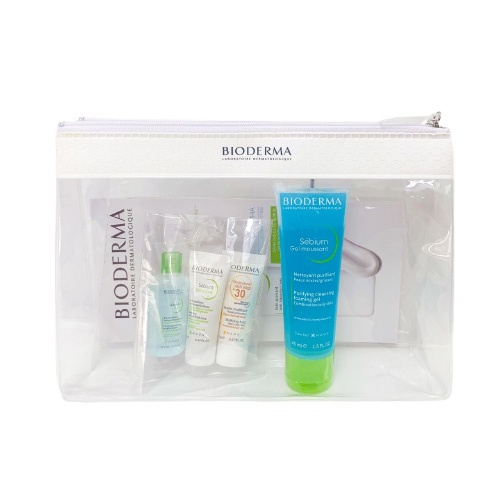 [QUÀ TẠNG KHÔNG BÁN] Bioderma Combo Sebium Travel Kit For Oily Skin 4S