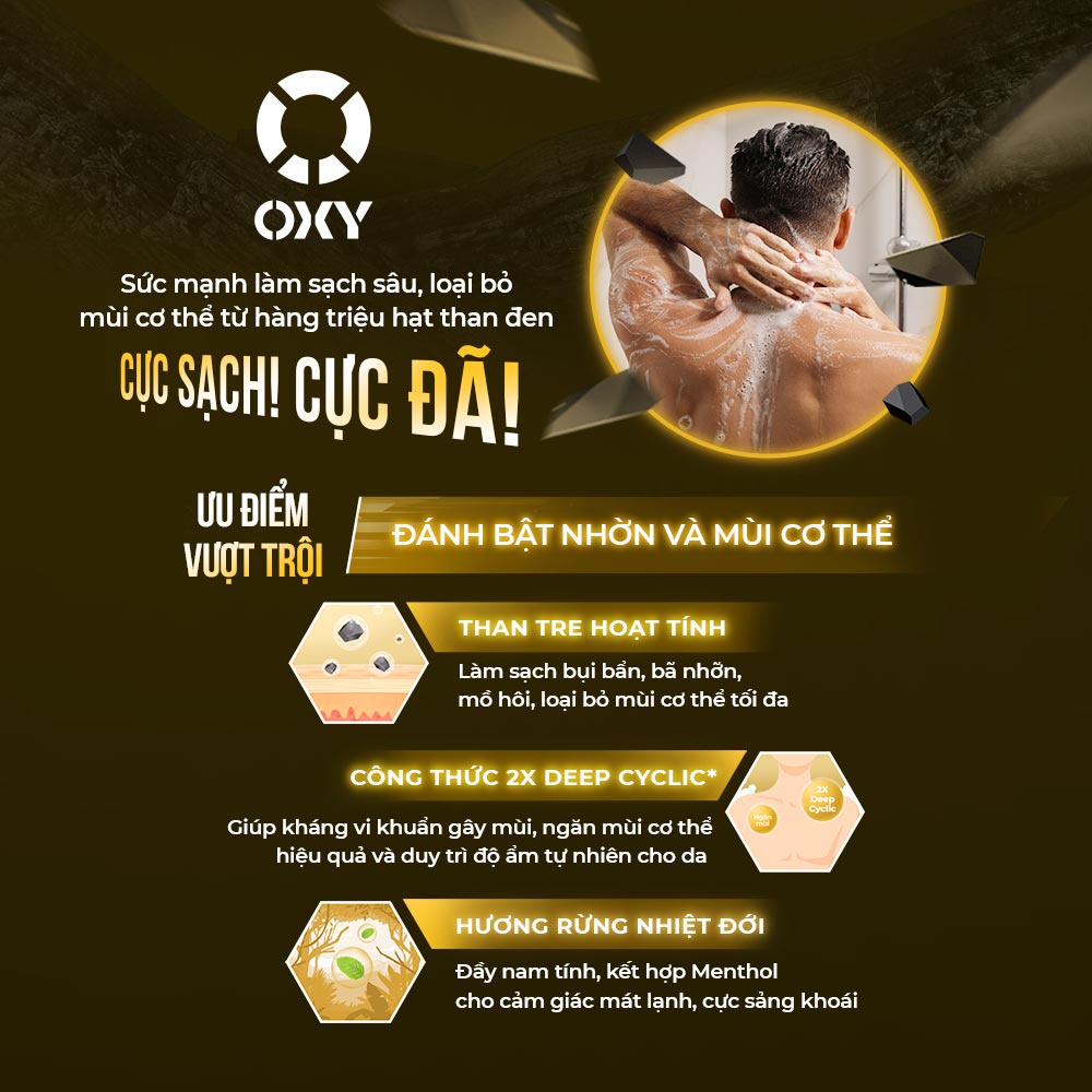 Sữa Tắm Oxy Tác Động Sâu Deep Shower 500ml