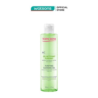 Gel Rửa Mặt Topicrem Ac Purifying Cleansing Gel 200ml