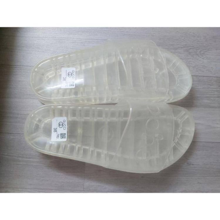 Dép nam nữ GUC.CI trong suốt quai ngang sành điệu - Dép Hot cháy hàng