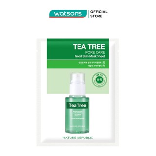 Mặt Nạ Giấy Nature Republic Chiết Xuất Tràm Trà Good Skin Tea Tree Pore Care Mask 24g