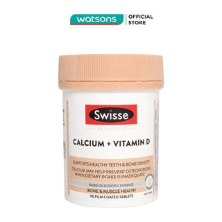 Thực phẩm bảo vệ sức khỏe swisse bổ sung canxi và vitamin d3 90 viên