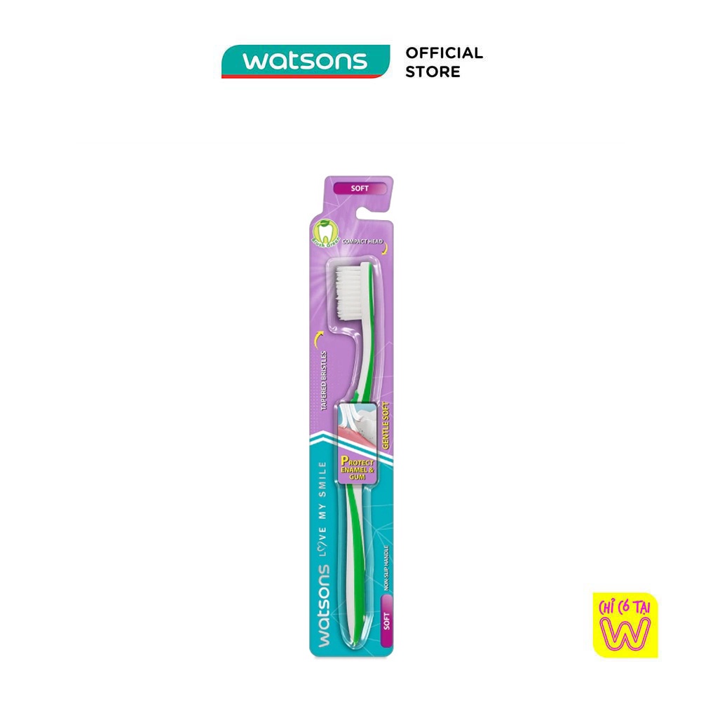 Bàn Chải Đánh Răng Watsons Gentle Soft 1 Cái