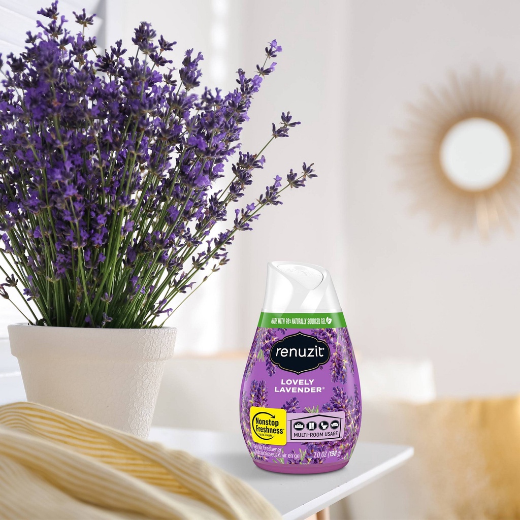Sáp Thơm Phòng Renuzit Hương Lavender Lovely Lavender 198g