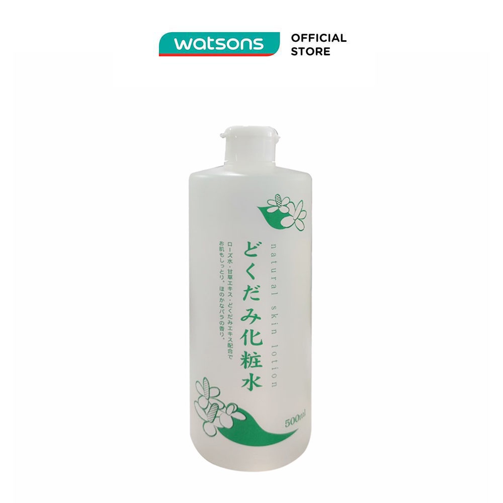 [Mã FMCGWA101 giảm 8% đơn 250K] Nước Hoa Hồng Chinoshio Natural Skin Lotion Từ Lá Diếp Cá 500ml