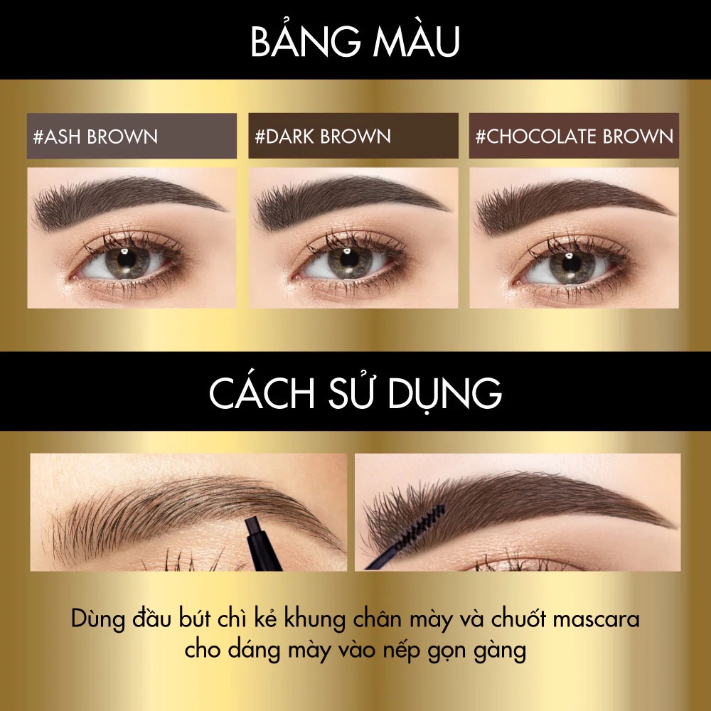 Chì Kẻ Mày Và Mascara Mày 2 Trong 1 Browit Ultra Fine Duo Eyebrow Pencil And Mascara 0.16g + 1.26g