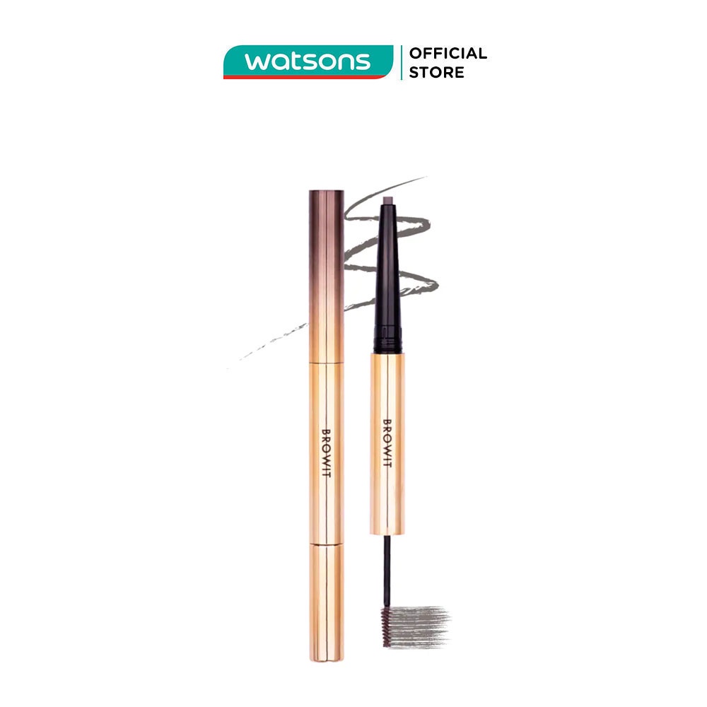 Chì Kẻ Mày Và Mascara Mày 2 Trong 1 Browit Ultra Fine Duo Eyebrow Pencil And Mascara 0.16g + 1.26g