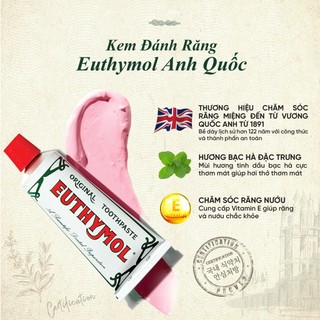 Kem Đánh Răng Euthymol Original Toothpaste 106g