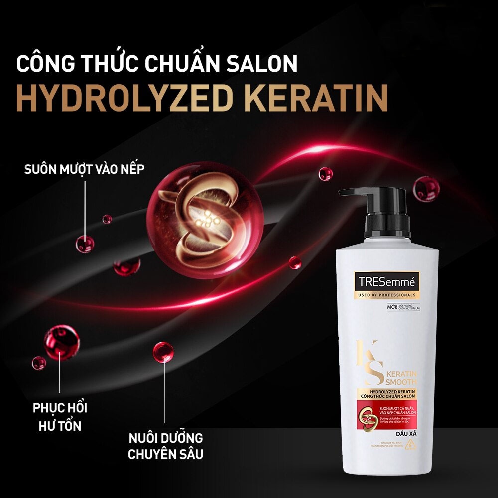 Dầu Xả Tresemmé Keratin Smooth 480g