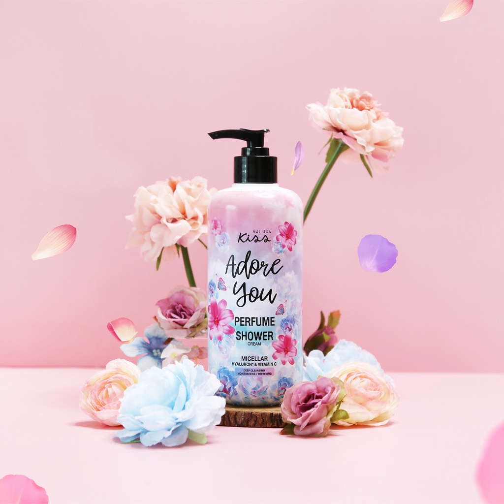 Sữa Tắm Malissa Kiss Sạch Sâu Hương Nước Hoa - Hương Adore You 350ml