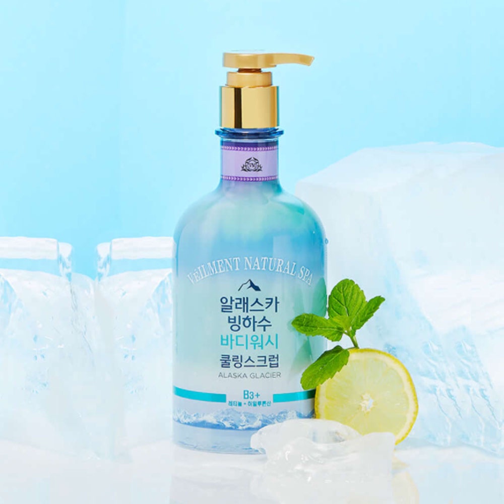 Sữa Tắm Hạt Veilment On The Body Dưỡng Ẩm Và Làm Sáng Da Hương Alaska Glacier 600g