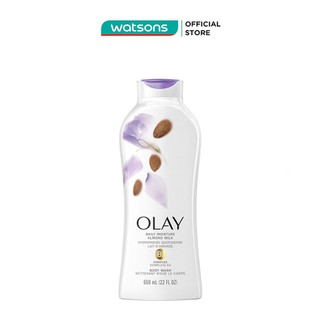 [Mã FMCGWA101 giảm 8% đơn 250K] Sữa Tắm Olay Hydrating Clean Almond Milk 650ml