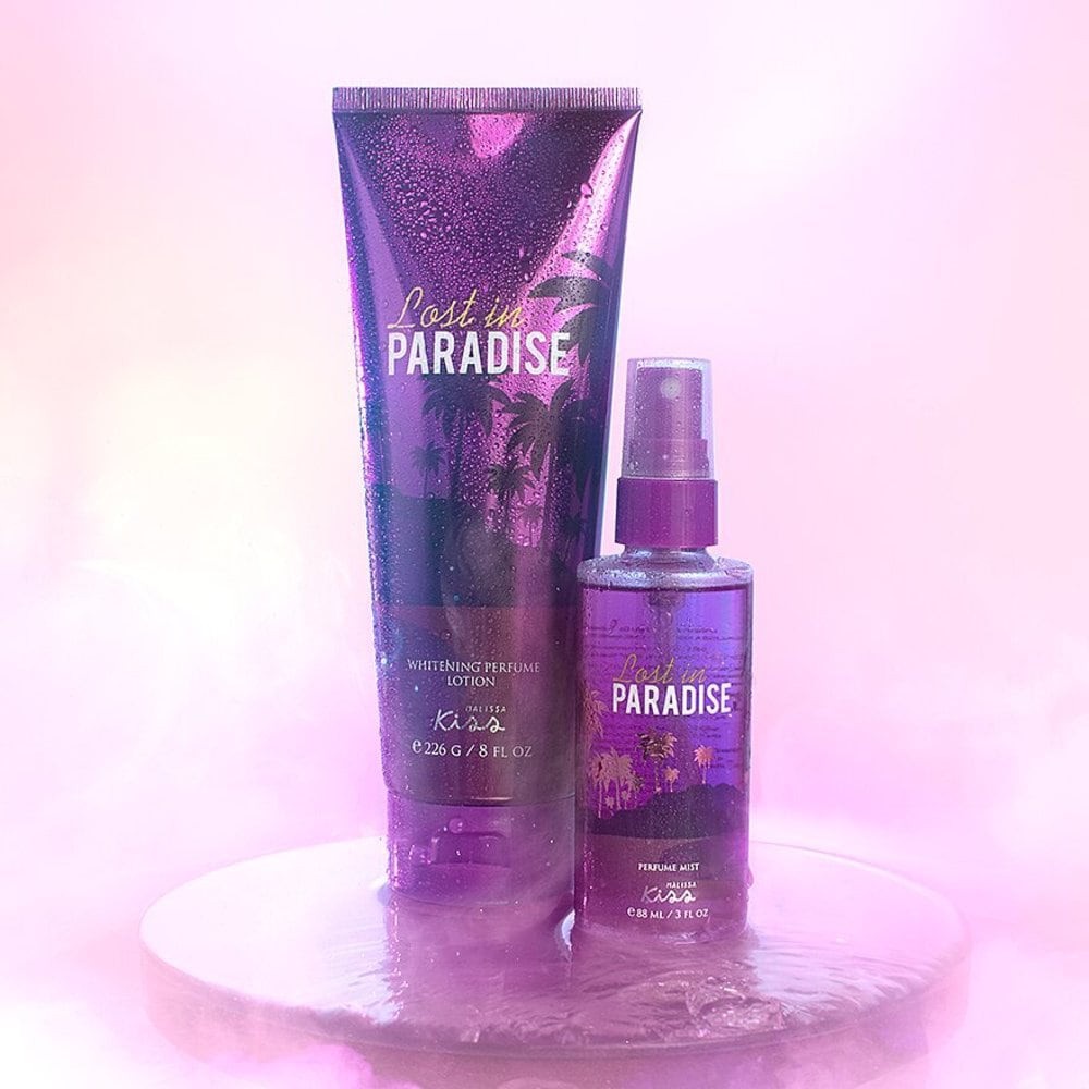 Sữa Dưỡng Thể Malissa Kiss Lost In Paradise Dưỡng Trắng Làn Da Toàn Thân Với Hương Nước Hoa 226g