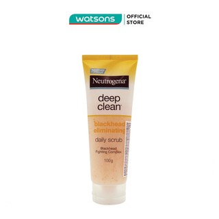 Sữa Rửa Mặt Neutrogena Blackhead Eliminating Daily Scrub Giảm Và Ngăn Ngừa Mụn Đầu Đen 100g