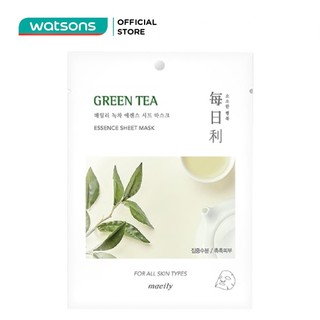 Mặt Nạ Maeily Green Tea Essence Sheet Mask Tinh Chất Trà Xanh Ngăn Ngừa Mụn 21ml