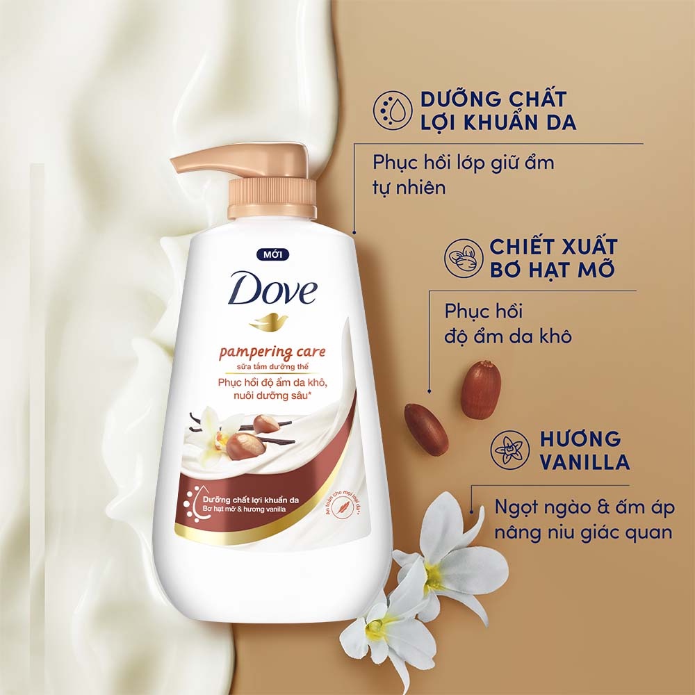 Sữa Tắm Dưỡng Thể Dove Pampering Care 500g