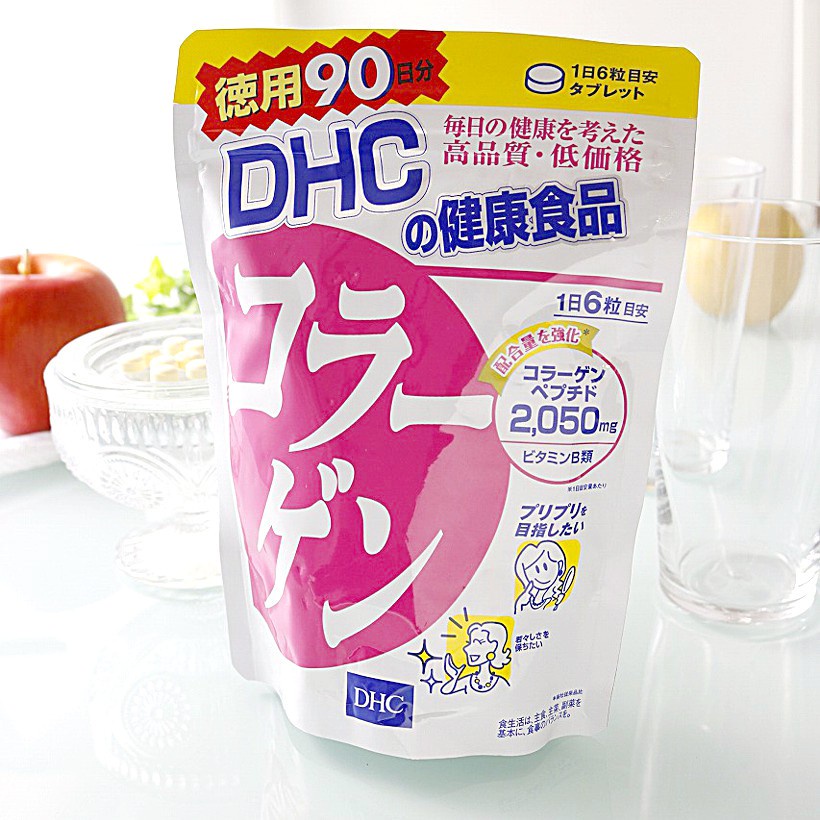 [Mã FMCGWA102 giảm 10% đơn 400K] Thực Phẩm Bảo Vệ Sức Khỏe DHC Collagen Viên Nang Cứng 540 viên/túi