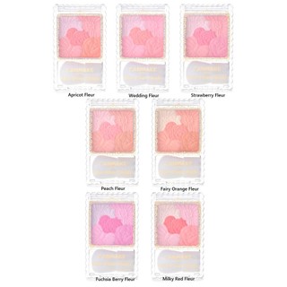 Phấn Má Hồng Canmake Glow Fleur Cheeks 6.3g - Peach Fleur