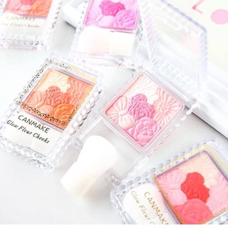 Phấn Má Hồng Canmake Glow Fleur Cheeks 6.3g - Peach Fleur