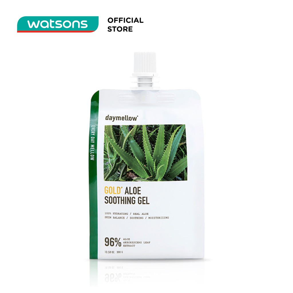 Gel Dưỡng Ẩm Thải Độc Chiết Xuất Nha Đam&Tinh Thể Vàng 24K Daymellow Gold Aloe Soothing Gel 300g