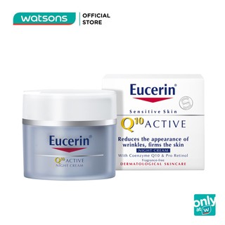 Kem Dưỡng Eucerin Q10 Ngăn Ngừa Lão Hóa Ban Đêm 50ml