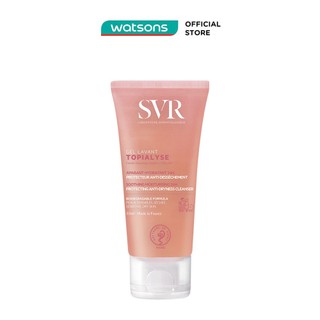 Gel Cho Mặt & Toàn Thân Không Xà Phòng Làm Sạch Dưỡng Ẩm Da Khô Nhạy Cảm SVR Topialyse Gel Lavant 50ml