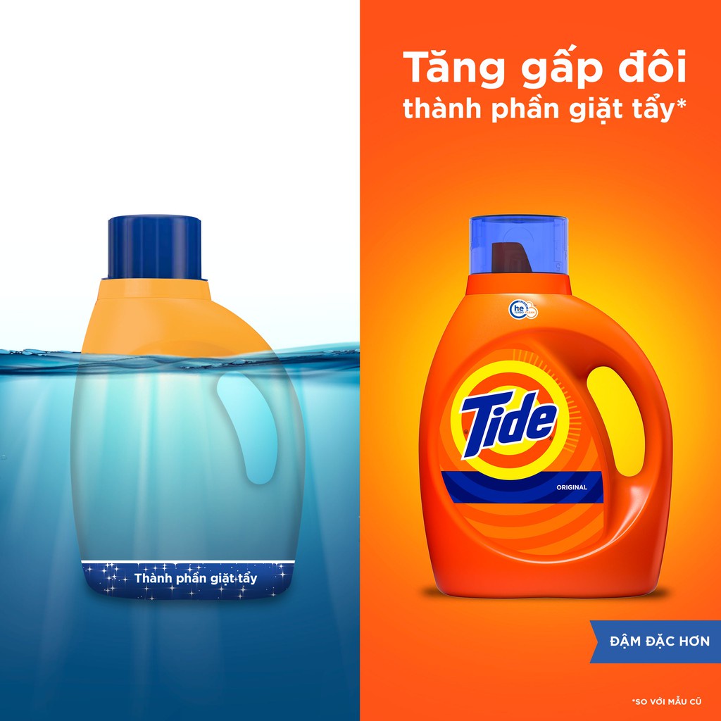 Nước Giặt Tide Original Hương Truyền Thống 1.36L