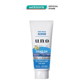 Sữa rửa mặt uno tạo bọt dạng hạt sáng da 130g