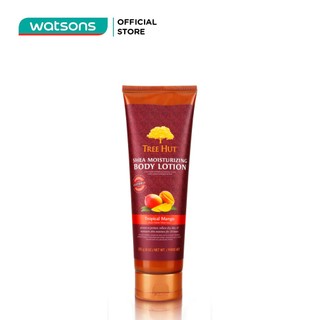 Kem Dưỡng Thể Tree Hut Shea Moisturizing Body Lotion Tropical Mango Dưỡng Ẩm Và Da Trắng Sáng 255g