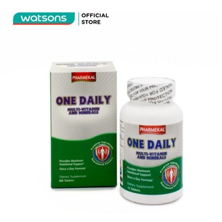 Viên Uống Bổ Sung Vitamin Và Khoáng Chất Pharmekal One Daily Multivitamin And Mineral 60 Viên/Hộp