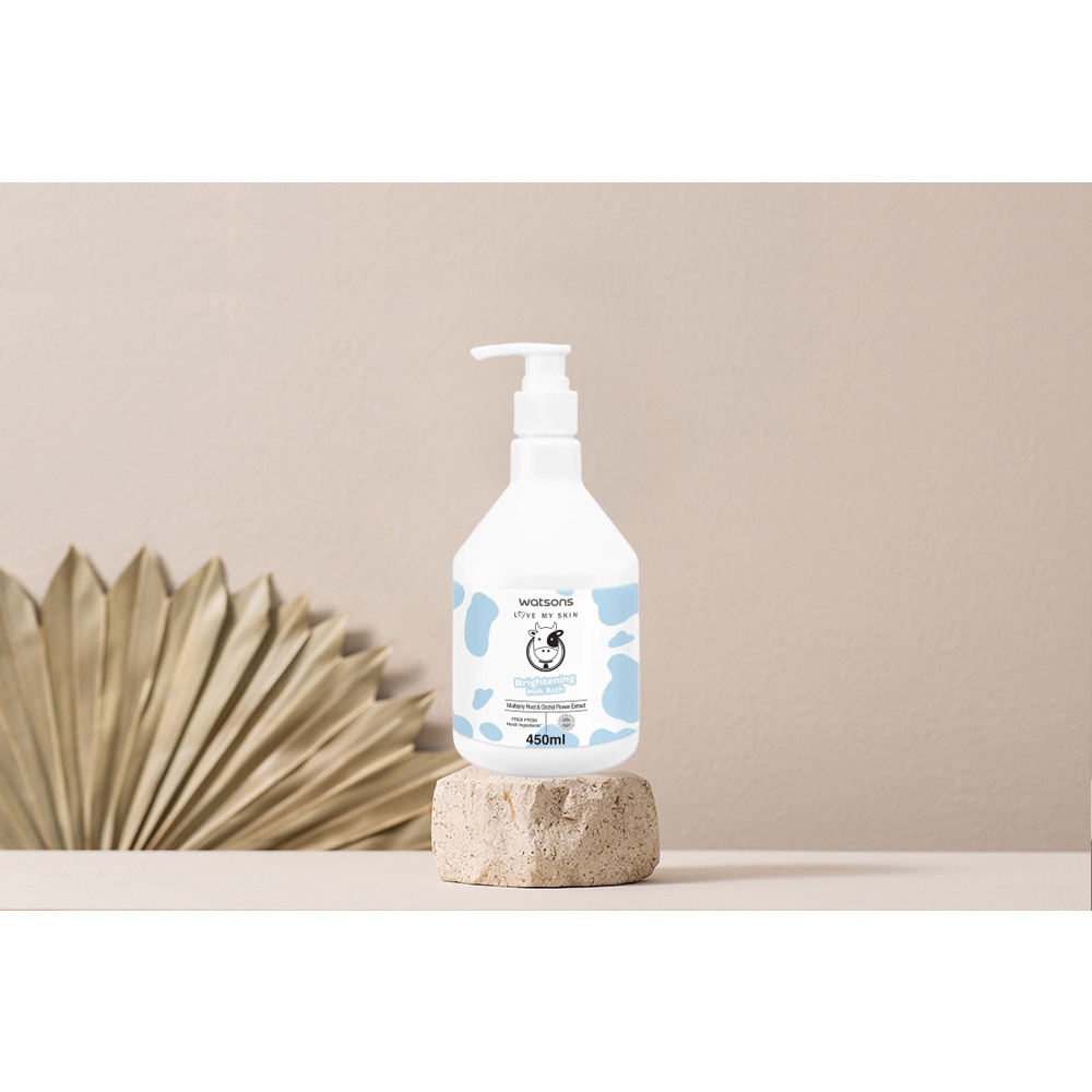 Sữa Tắm Watsons Love My Skin Sáng Da Brightening Milk Bath 450ml