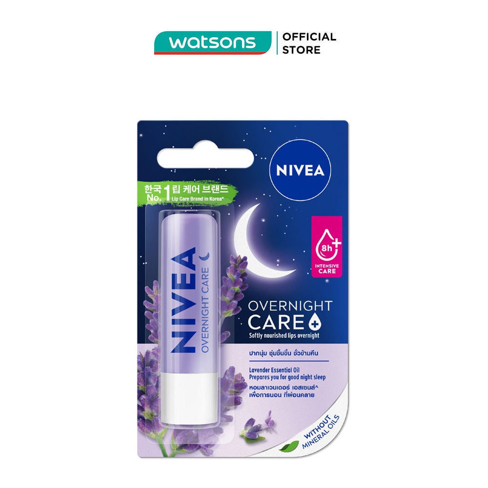 Son Dưỡng Môi Nivea Overnight Care Ban Đêm 4.8g