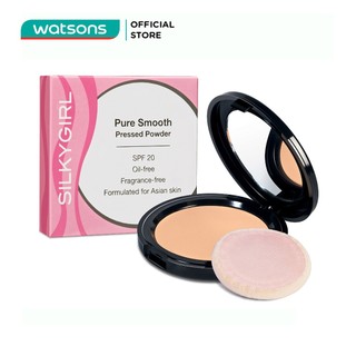 Phấn Phủ Mịn Da Silkygirl Pure Smooth Pressed Powder - 02 Natural 10g