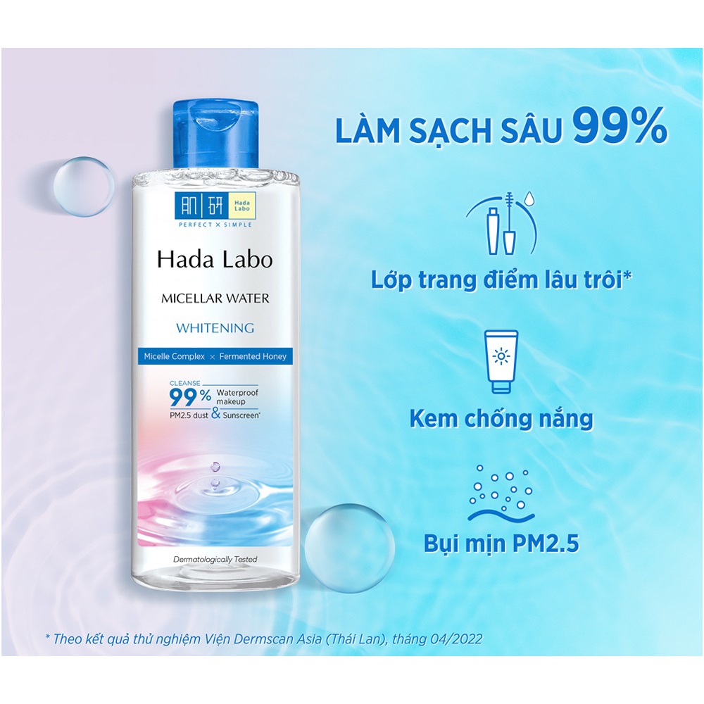 Nước Tẩy Trang Hada Labo Sạch Sâu Dưỡng Trắng Whitening 240ml