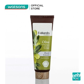 Kem Dưỡng Da Tay Naturals By Watsons Chiết Xuất Olive 60ml